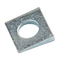 Lavadoras quadradas chanfradas 20 peças de aço carbono galvanizado 3/4