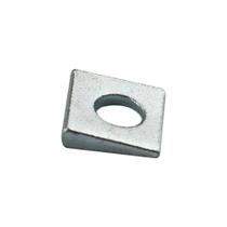 Lavadoras quadradas chanfradas, 20 peças de aço carbono galvanizado 3/8 Lavadoras quadradas chanfradas, 20 peças de aço carbono galvanizado 3/8