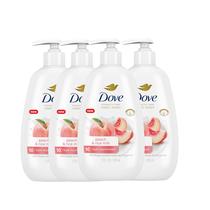 Lavagem à mão Dove Advanced Care Leite de pêssego e arroz 4x250ml