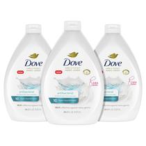 Lavagem à mão Dove Antibacteriana Care & Protect, pacote de 1 litro com 3 Lavagem à mão Dove Antibacteriana Care & Protect, pacote de 1 litro com 3