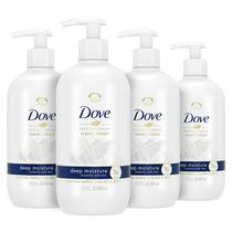 Lavagem à mão Dove Deep Moisture Cleaner 400 ml (pacote com 4)