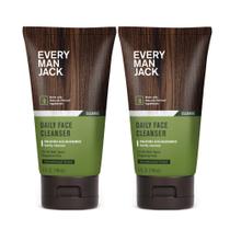 Lavagem facial Every Man Jack Daily para homens 150 ml com ácido hialurônico