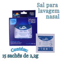 Lavagem Nasal Sal Sem Iodo Ultrafino C/15 Sachês - Sea Salt
