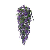 Lavanda Artificial Pendurado Videira Flor Falsa Cesta De Plantas Decorativas Para Decoração De