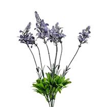 buque flor planta artificial onze horas lilas para decoracao em Promoção no  Magazine Luiza