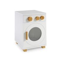 Lavanderia Bolha 60x34x40 cm Infantil Branco/Amêndoa Lavanderia Bolha 60x34x40 cm Infantil Branco/Amêndoa