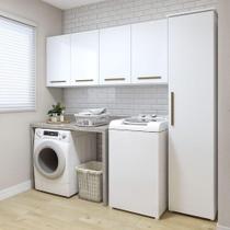 Lavanderia Guarulhos 1 Arm Multiuso E 2 Aéreos Kaiki Móveis Branco