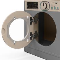 Lavanderia Infantil Diana Maquina De Lavar C Cabideiro Mdf Cinza Ofertamo