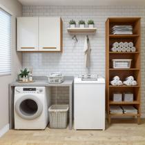 Lavanderia Modulada 1 Armário Multiuso e Armário Aéreo Belém