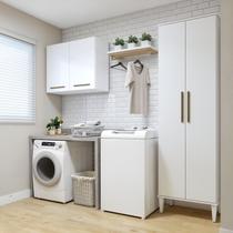 Lavanderia Modulada 1 Armário Multiuso e Armário Aéreo São Gonçalo Lavanderia Modulada 1 Armário Multiuso e Armário Aéreo São Gonçalo