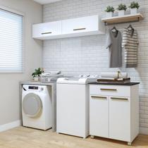 Lavanderia Modulada 2 Armários Aéreo e Balcão Magé