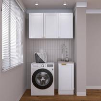 Lavanderia Modulada 2 Peças 1 Armário Aéreo 3 Portas 1 Balcão CabeCasa MadeiraOriginals Lavanderia Modulada 2 Peças 1 Armário Aéreo 3 Portas 1 Balcão CabeCasa MadeiraOriginals