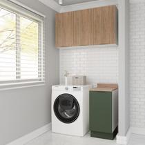 Lavanderia Modulada 2 Peças 1 Armário Aéreo 3 Portas 1 Balcão Ipanema CabeCasa MadeiraOriginals Lavanderia Modulada 2 Peças 1 Armário Aéreo 3 Portas 1 Balcão Ipanema CabeCasa MadeiraOriginals