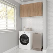 Lavanderia Modulada 2 Peças sem Tampo com Rodapé Ipanema CabeCasa MadeiraOriginals
