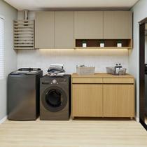 Lavanderia Modulada 3 Peças 6 Portas 2 Gaveta Simone Mendes Lavanderia Modulada 3 Peças 6 Portas 2 Gaveta Simone Mendes