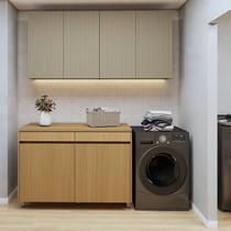 Lavanderia Modulada 3 Peças 6 Portas 2 Gavetas Lavanderia Modulada 3 Peças 6 Portas 2 Gavetas