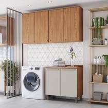 Lavanderia Modulada 3 Peças com Tampo Requinte Lavanderia Modulada 3 Peças com Tampo Requinte