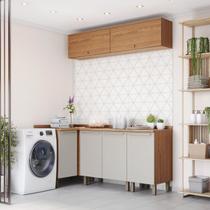 Lavanderia Modulada 5 Peças com Tampo Requinte Lavanderia Modulada 5 Peças com Tampo Requinte