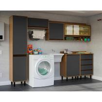 Lavanderia Modulada Confort 6 PT 4 GV Cinamomo e Grafite