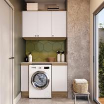 Lavanderia Modulada Kappesberg Celeste 3 Peças 120cm Lavanderia Modulada Kappesberg Celeste 3 Peças 120cm