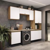 Lavanderia Modulada Kappesberg Celeste 6 Peças - 250cm Lavanderia Modulada Kappesberg Celeste 6 Peças - 250cm