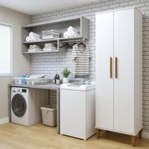 Lavanderia Modulada Recife 2 Portas 5 Prateleiras Lavanderia Modulada Recife 2 Portas 5 Prateleiras