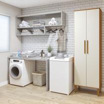 Lavanderia Modulada Recife 2 Portas 5 Prateleiras Lavanderia Modulada Recife 2 Portas 5 Prateleiras