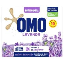 LavaRoupas em Pó Omo Lavanda Caixa 800g com 6 unidades