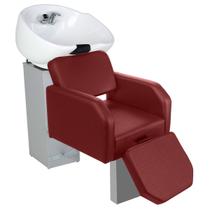 Lavatório Cabeleireiro Pádova Com Descanso de Pernas