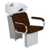 Lavatório Cabeleireiro Salão Beleza Jasmim Estrutura Cinza