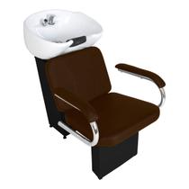 Lavatório Cabeleireiro Salão Beleza Jasmim Estrutura Preta