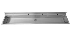 Lavatório Coletivo Com Bancada Para 4 Torneiras 2,00m - Construinox Lavatório Coletivo Com Bancada Para 4 Torneiras 2,00m - Construinox