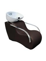 Lavatório CONFORT PLUS Cuba de Fibra Branca para Salão de Beleza e Barbearia.