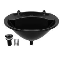 Lavatorio de Plastico Pia para banheiro lavabo pequeno econômico Branco / Preto Astra o melhor fácil limpar Lavatorio de Plastico Pia para banheiro lavabo pequeno econômico Branco / Preto Astra o melhor fácil limpar