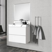 Lavatório em Porcelanato 80cm para Cuba de Apoio