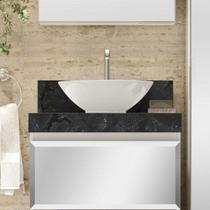 Lavatório em Porcelanato para Banheiro 60cm para Cuba de Apoio Lavatório em Porcelanato para Banheiro 60cm para Cuba de Apoio