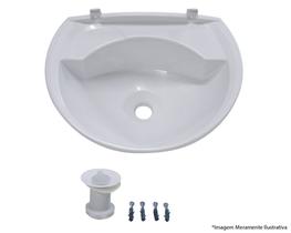 Lavatorio Plast Astra 36X28Cm Branco Lv2