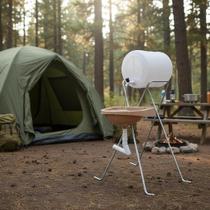 Lavatório Portátil Reservatório Lavador Mãos Obra Apache Branco