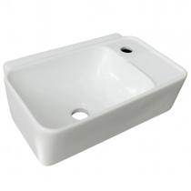 Lavatório Suspenso Retangular 41X30cm Branco - LVS100 - ICASA