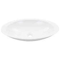 Lavatório vidaXL Chic White Mineral Cast Above Counter