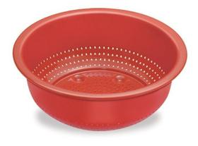 Lavatudo Lavarroz Aluminio Vermelho Médio 22x9Cm 0.067 Dona Chefa Lavatudo Lavarroz Aluminio Vermelho Médio 22x9Cm 0.067 Dona Chefa
