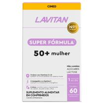 Lavitan 50+ Mulher Super Fórmula Suplemento 60Comp Cimed