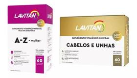 Lavitan A-Z Mulher 60 Comp + Cabelos E Unhas 60 Comp