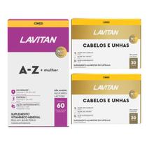 Lavitan A-z Mulher 60 Comp + Cabelos E Unhas 6o Comp Lavitan A-z Mulher 60 Comp + Cabelos E Unhas 6o Comp