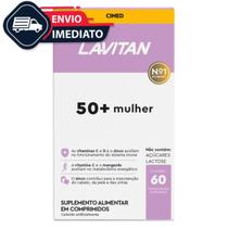 Lavitan az 50 mais mulher com 60 cp cimed vitaminas polivitaminico completo