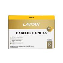 Lavitan Cabelos e Unhas com 30 cápsulas - CIMED IND. DE MED. LTDA.