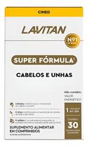 Lavitan Cabelos e Unhas Super Fórmula 30 Cápsulas Cimed Quantidade:30 Cápsulas Lavitan Cabelos e Unhas Super Fórmula 30 Cápsulas Cimed Quantidade:30 Cápsulas