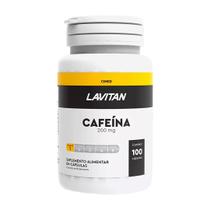 Lavitan Cafeína 200mg Suplemento 100 Cápsulas Sem Sabor