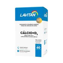 Lavitan cálcio 600mg + vitamina d3 200ui com 60 comprimidos