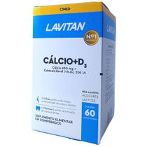 Lavitan Cálcio + Vit D3 60cp - CIMED